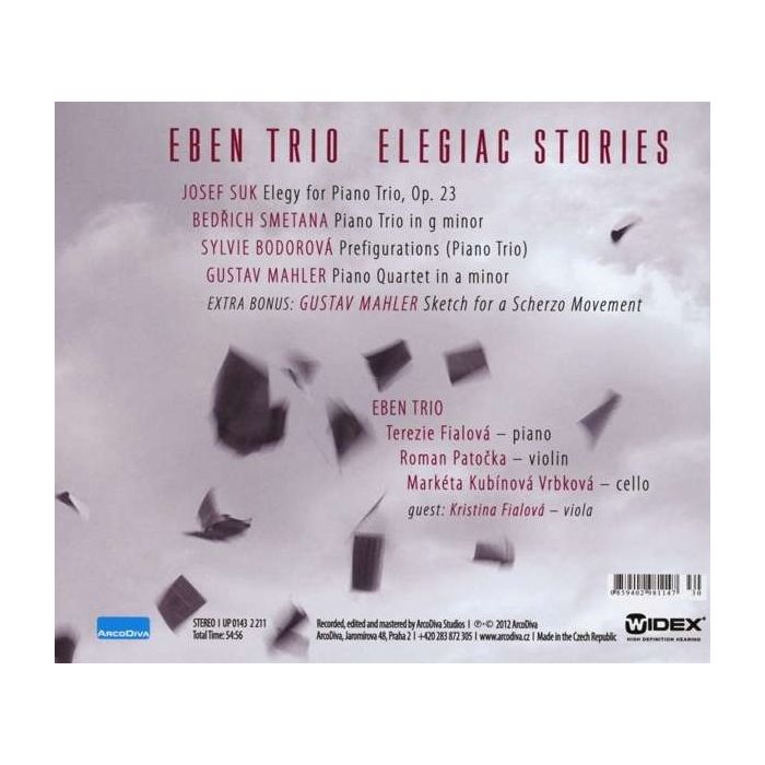Eben Trio: Elegiac Stories - Suk, Smetana, Bodorova, Mahler - slide-1