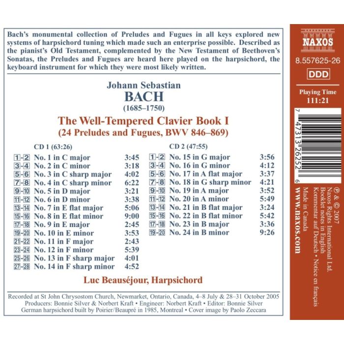 Bach, J.S.: The Well-Tempered - slide-1