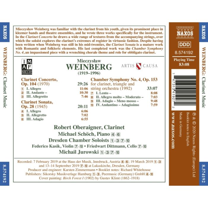 Weinberg: Clarinet Music - slide-1