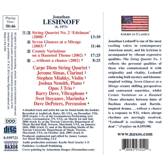 Leshnoff: Chamber Music - slide-1