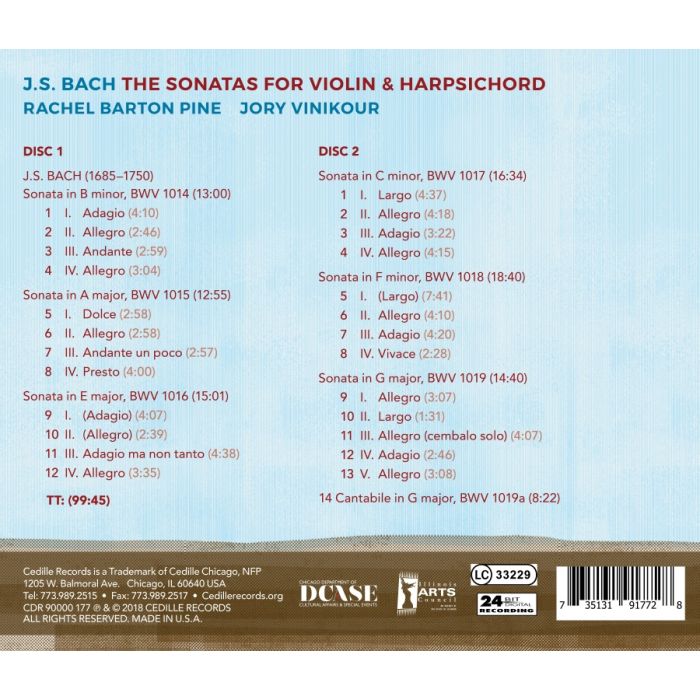 Bach: Sonatas for violin & harpsichord - slide-3
