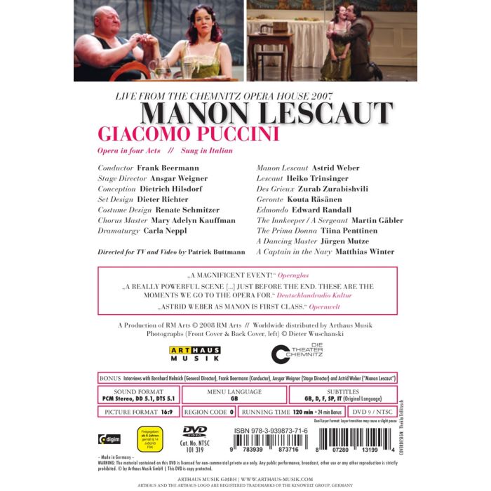 PUCCINI: Manon Lescaut - slide-1