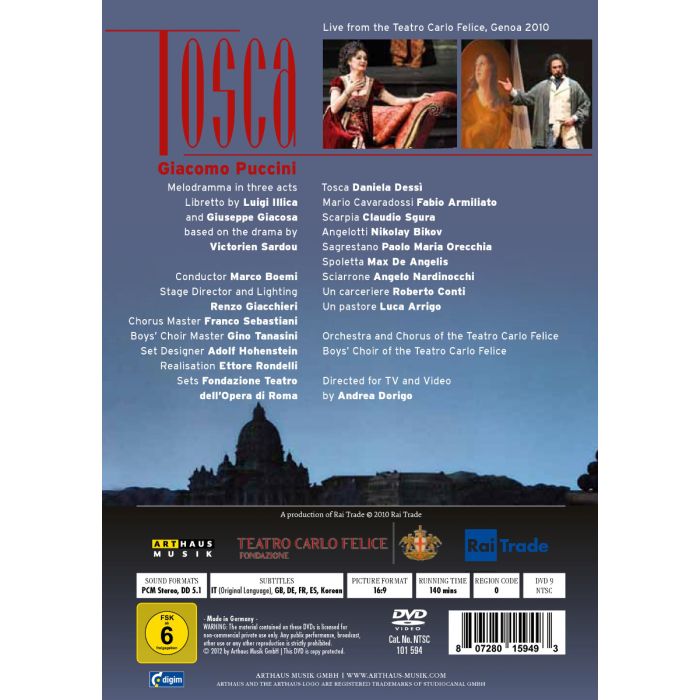 Puccini: Tosca / Teatro Carlo Felice Genua  - slide-1