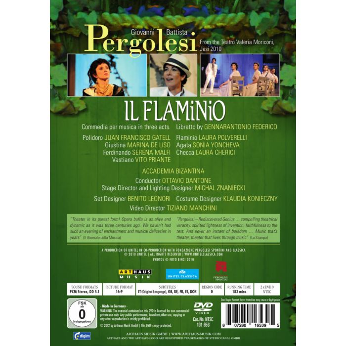 Pergolesi: Il Flaminio (2DVD) - slide-1
