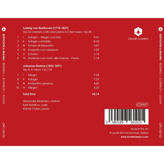 Beethoven; Brahms: Clarinet Trios - slide-1