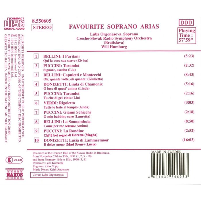 FAVOURITE SOPRANO ARIAS - slide-1