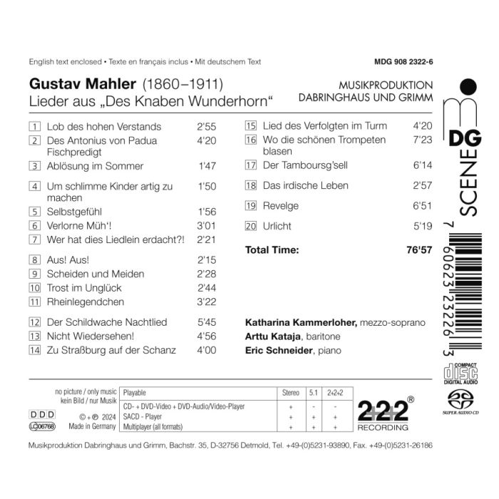 Mahler: Des Knaben Wunderhorn - slide-1