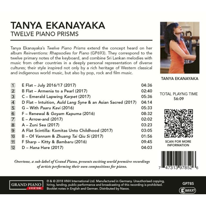 Ekanayaka: Twelve Piano Prisms - slide-1