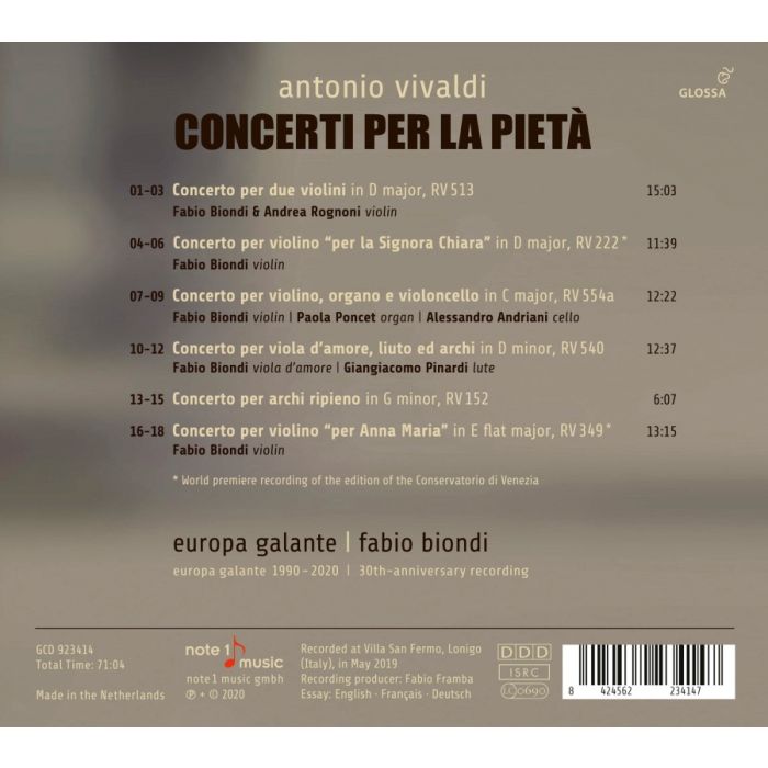 Vivaldi: Concerti per La Pieta - slide-1
