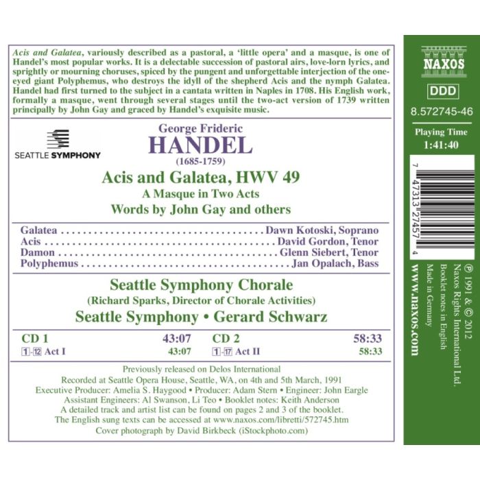 Handel: Acis and Galatea - slide-1