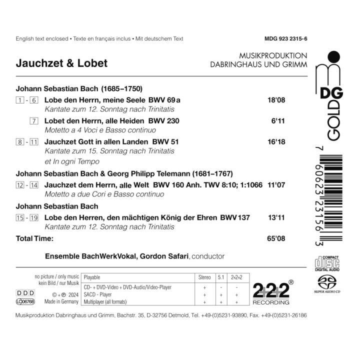 Bach: Jauchzet & Lobet - Cantatas & Motets - slide-1