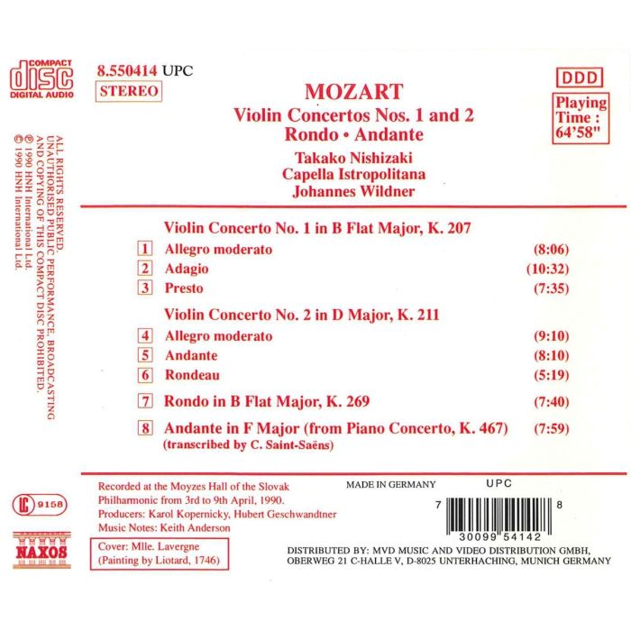 Mozart: Violin Concertos - slide-1