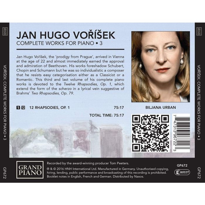 Vorisek: Piano Works Vol. 3 - slide-1