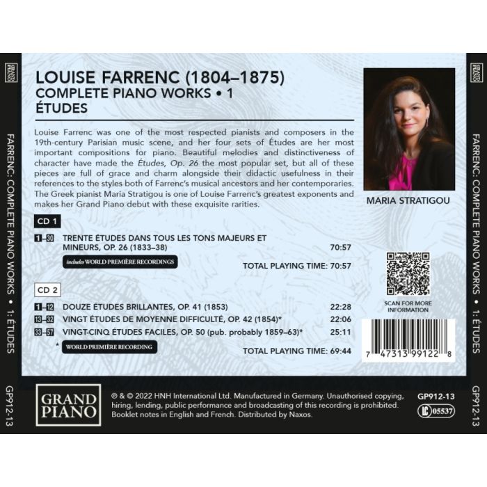 Farrenc: Piano Works Vol. 1 - slide-1