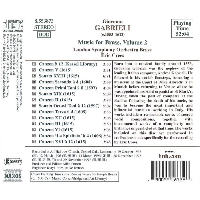 GABRIELLI: Music for Brass vol. 2 - slide-1