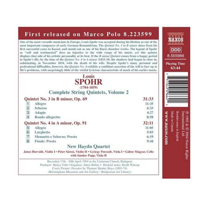 SPOHR: Compl. String Quintets - Vol.2 - slide-1