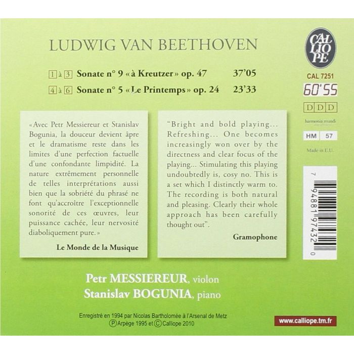 Beethoven: Sonatas 5 