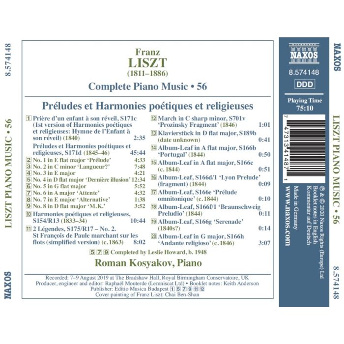 Liszt: Complete Piano Music, Vol. 56 - slide-1