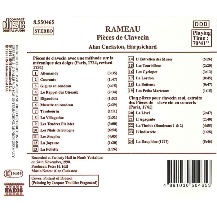 Rameau: Pieces de clavecin - slide-1