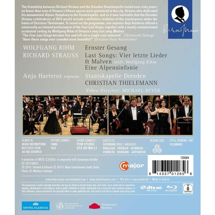 Strauss: Vier letzte Lieder Eine Alpensinfonie - slide-1