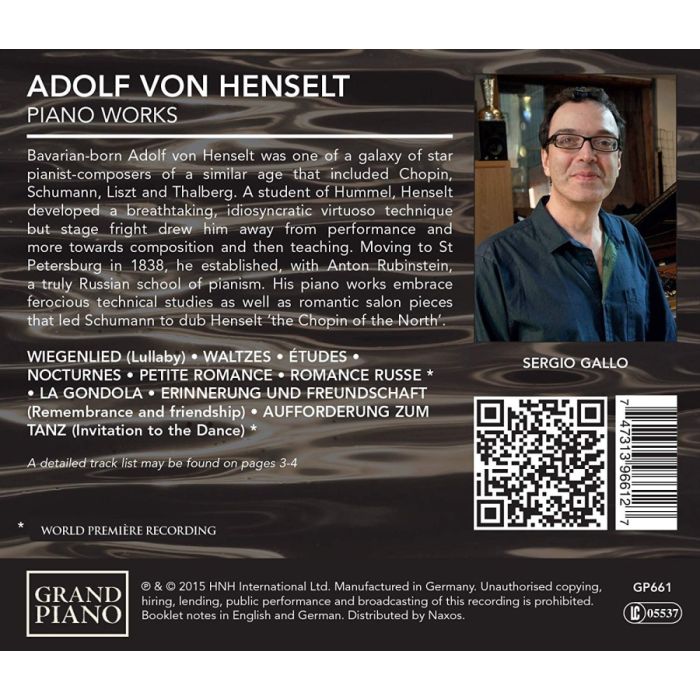 Henselt: Piano Works - slide-1