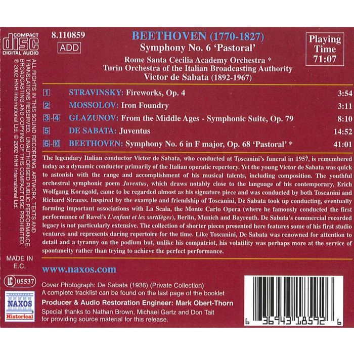 De Sabata Conducts Beethoven's Symphony No. 6 - slide-1