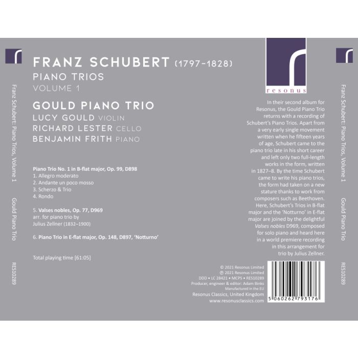 Schubert: Piano Trios Volume 1 - slide-1