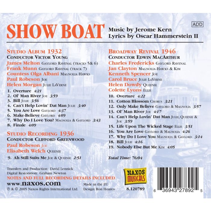 MUSICALS - SHOW BOAT - slide-1