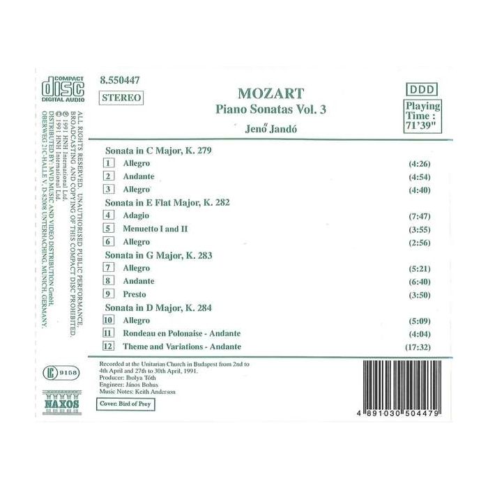 Mozart: Piano Sonatas Vol. 3 - slide-1