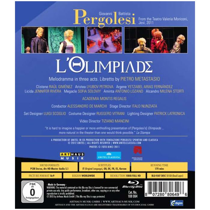 Pergolesi: Olimpiade - slide-1