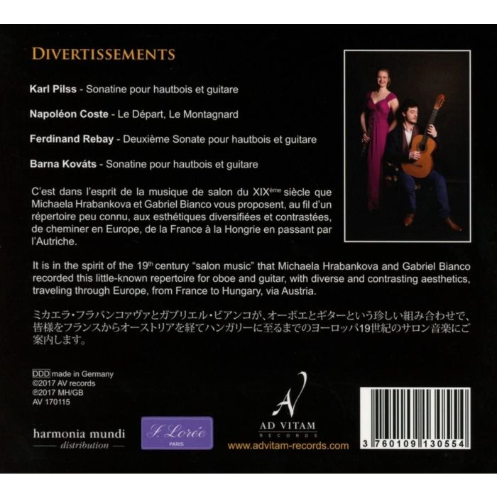 Divertissements - utwory na obój i gitarę - slide-1