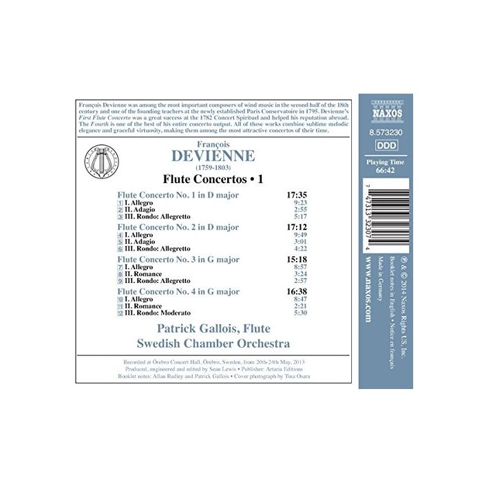 Devienne: Flute Concertos Vol. 1 - Nos. 1-4 - slide-1