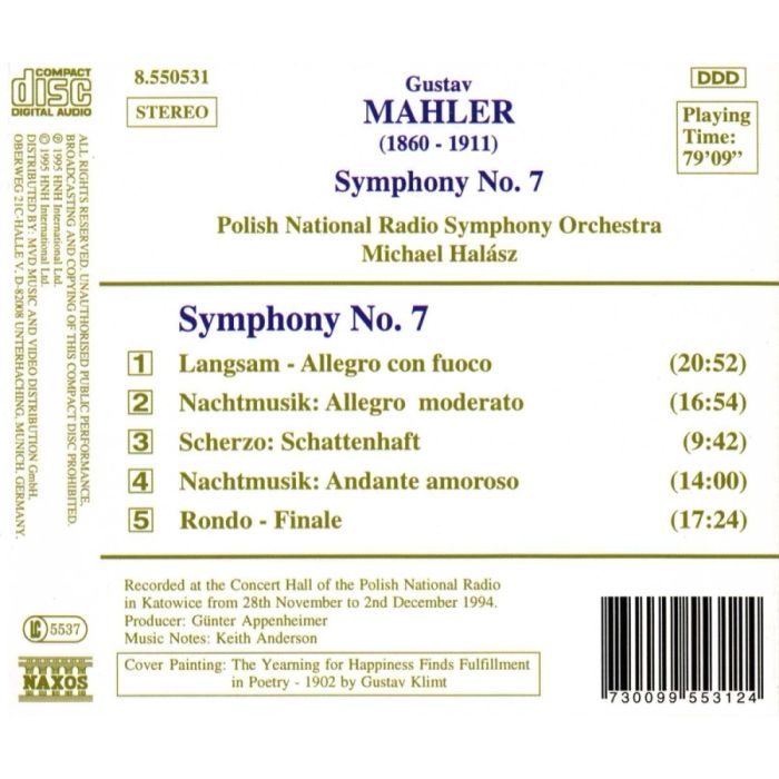 MAHLER, G.: Symphony No. 7 - slide-1