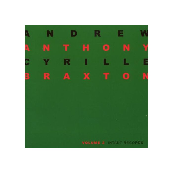 Braxton/Cyrille: Duo Vol2