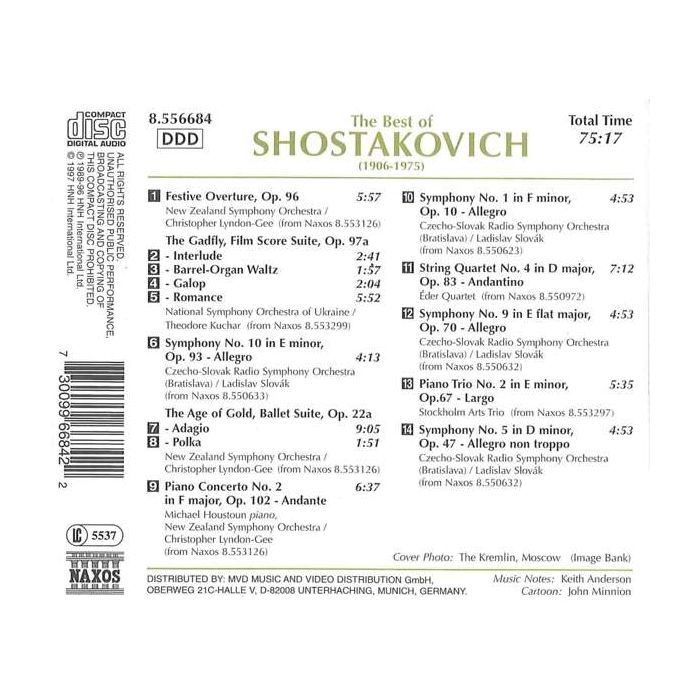 THE BEST OF SHOSTAKOVICH - slide-1