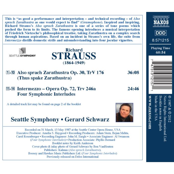 STRAUSS R.: Also sprach Zarathustra - slide-1