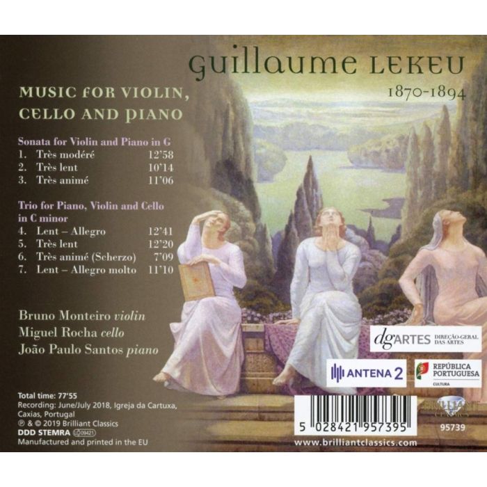 Lekeu: Music for Violin, Cello and Piano - slide-1