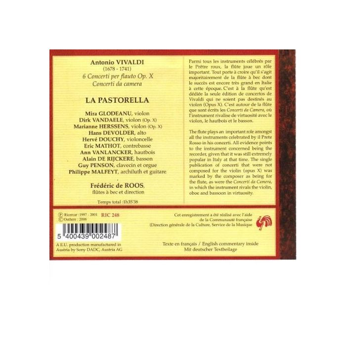 Vivaldi: Concerti per flauto op. 10 - slide-1