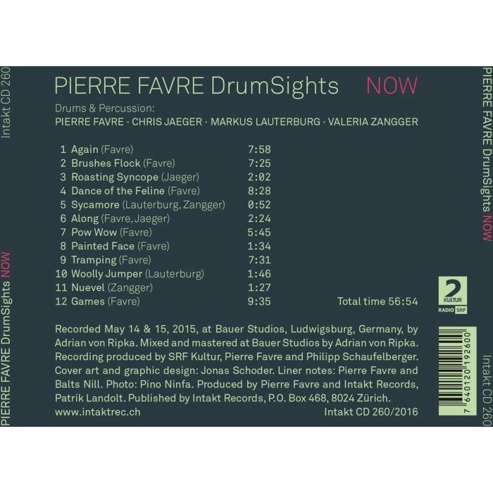 Pierre Favre Drumsights: Now - slide-1