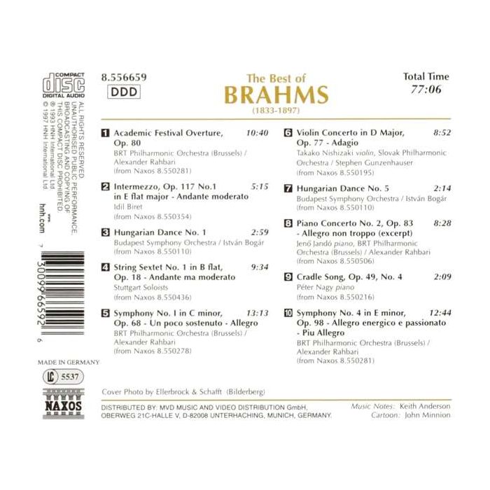 THE BEST OF BRAHMS - slide-1