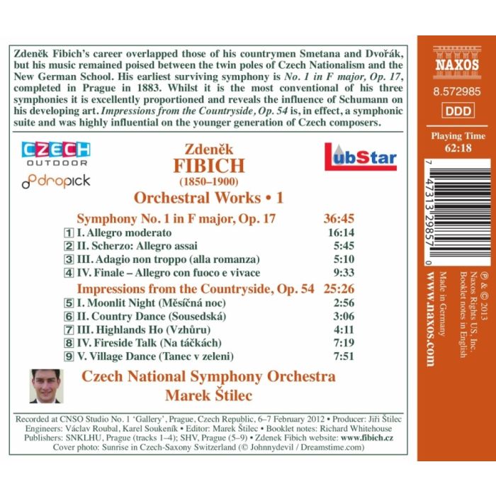 Fibich: Symphony No. 1, Impressions from the Country - slide-1