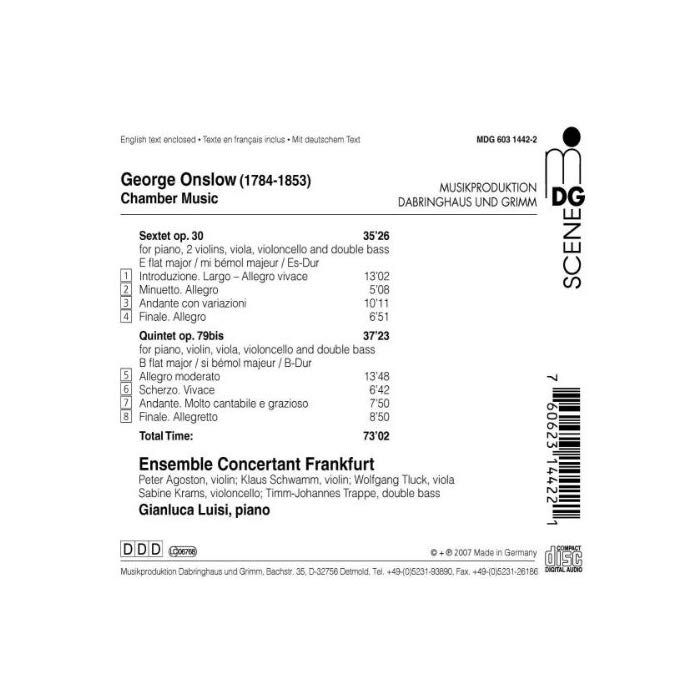 Onslow: Piano Quintet op. 79 bis, Piano Sextet op. 30 - slide-1