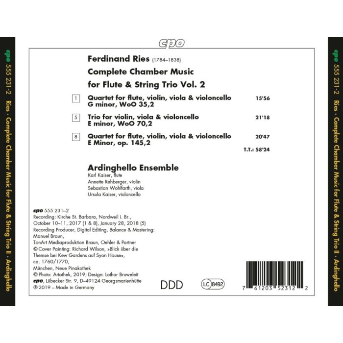 Ries: Flute Quartets Vol. 2 - slide-1