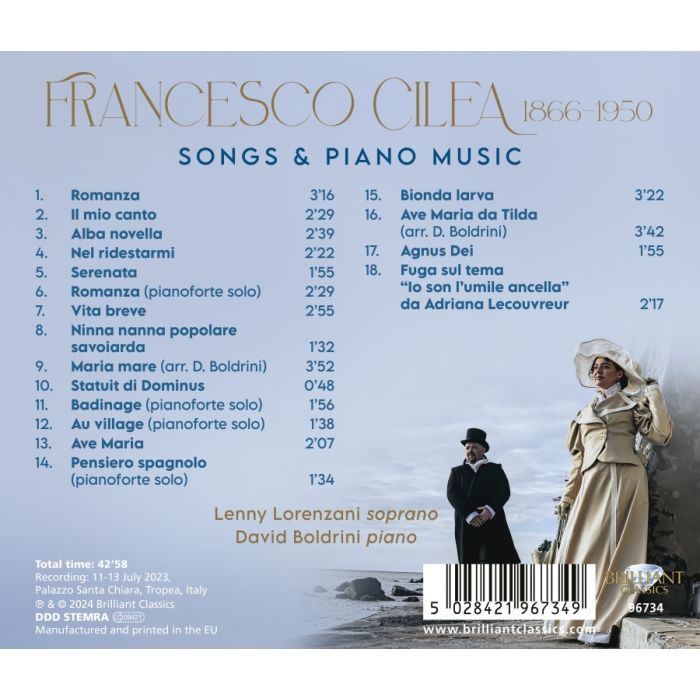 Cilea: Songs & Piano Music - slide-1