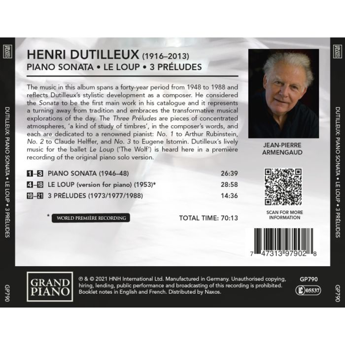 Dutilleux: Piano Works - slide-1