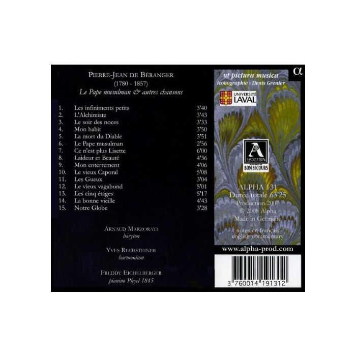 BERANGER: Le Pape musulman & autres chansons - slide-1
