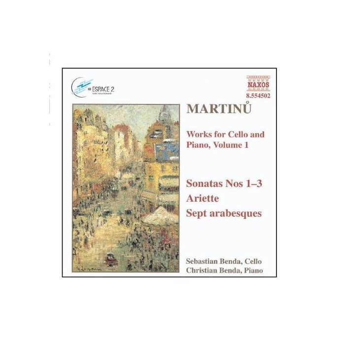 MARTINU: Works for Cello vol. 1