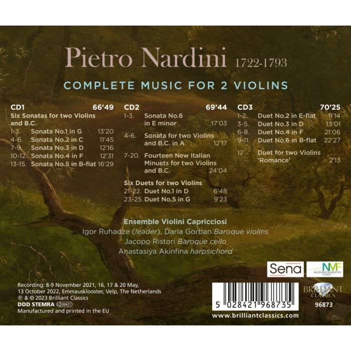Nardini: Complete Music for 2 Violins - slide-1