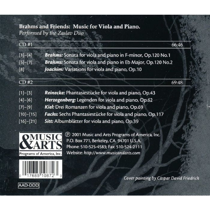 Brahms & Friends: Music for Viola and Piano - slide-1