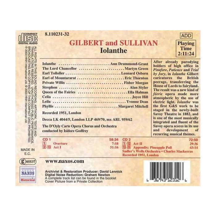 GILBERT & SULLIVAN: Iolanthe ( 1951 ) - slide-1